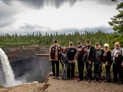 Group at Helmcken Falls